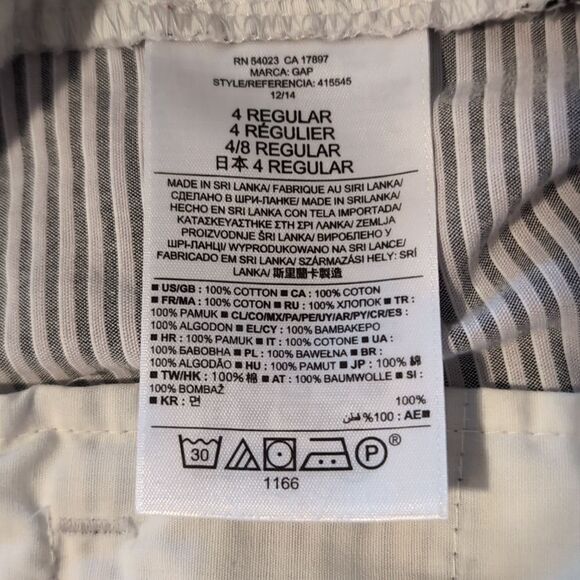 Khakis by Gap Summer Shorts Ladies 4 R - Picture 6 of 9